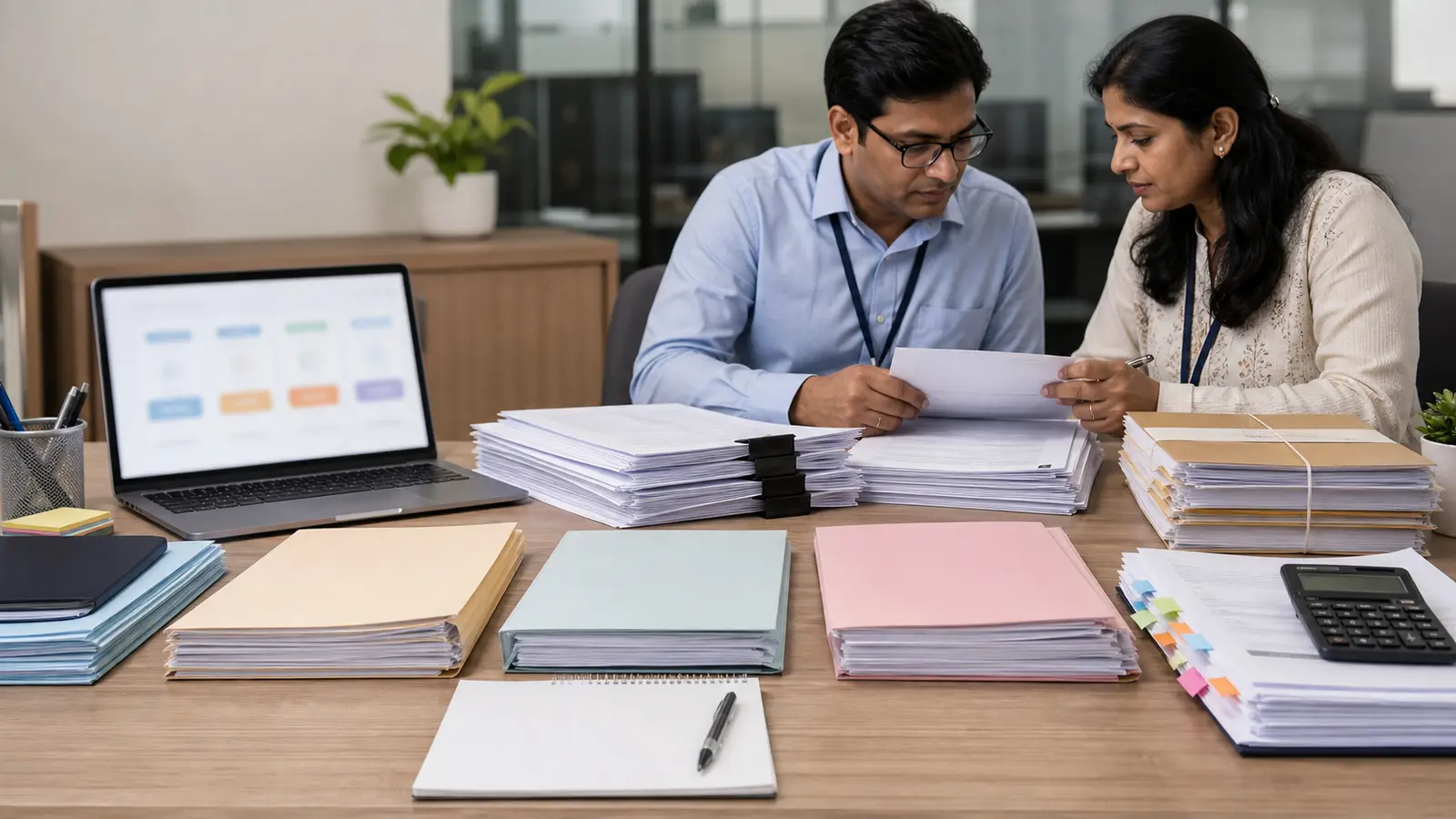 RTA operations desk arranged with separate onboarding workstreams for board authority, RTA confirmation and depository documents