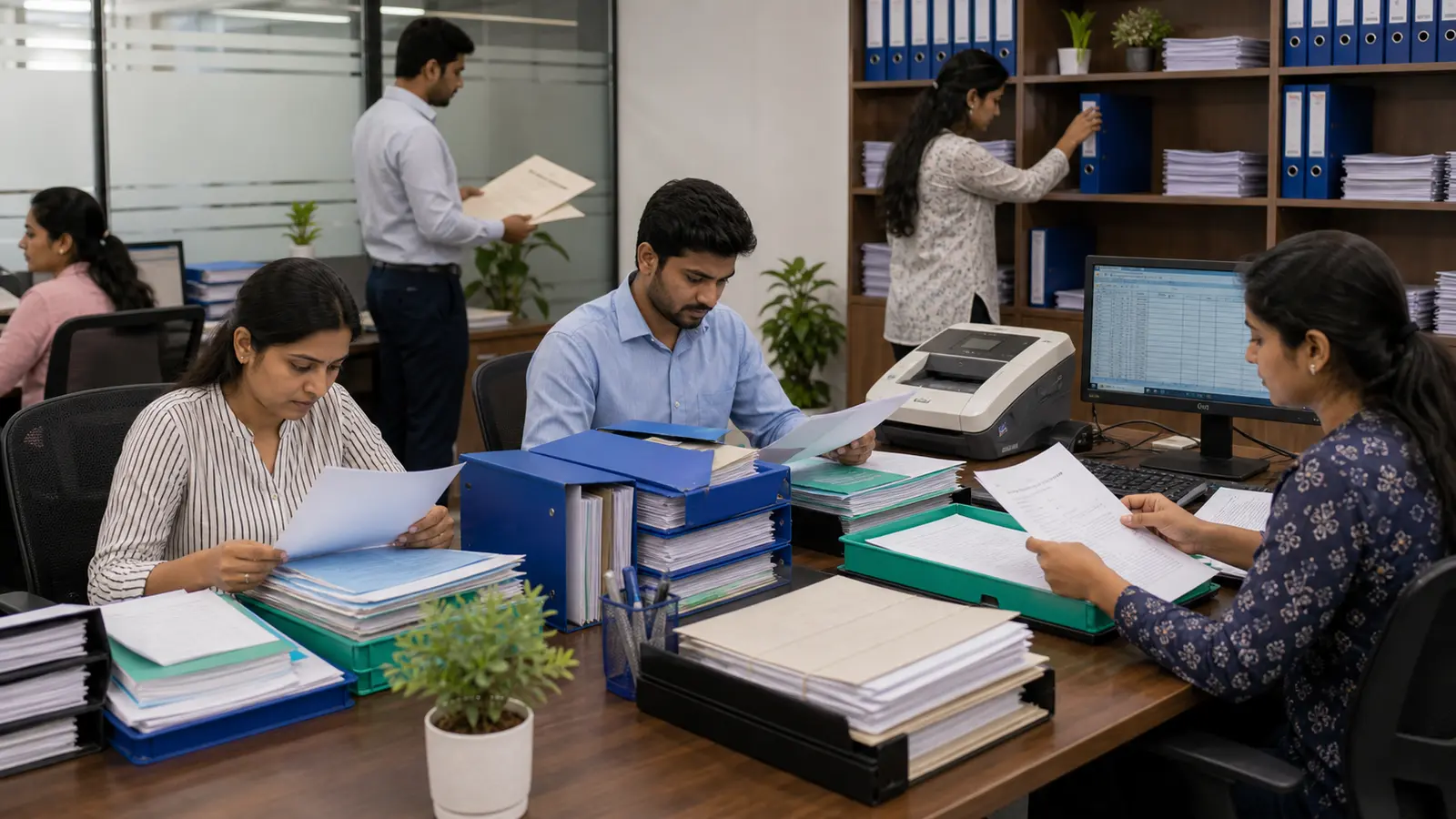 RTA operations team organizing Rule 9B special-category and foreign-holder documentation